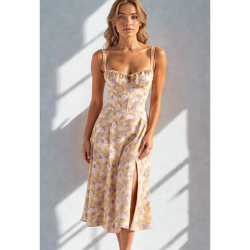 Annabelle – Robe Élégante à Taille Cintrée
